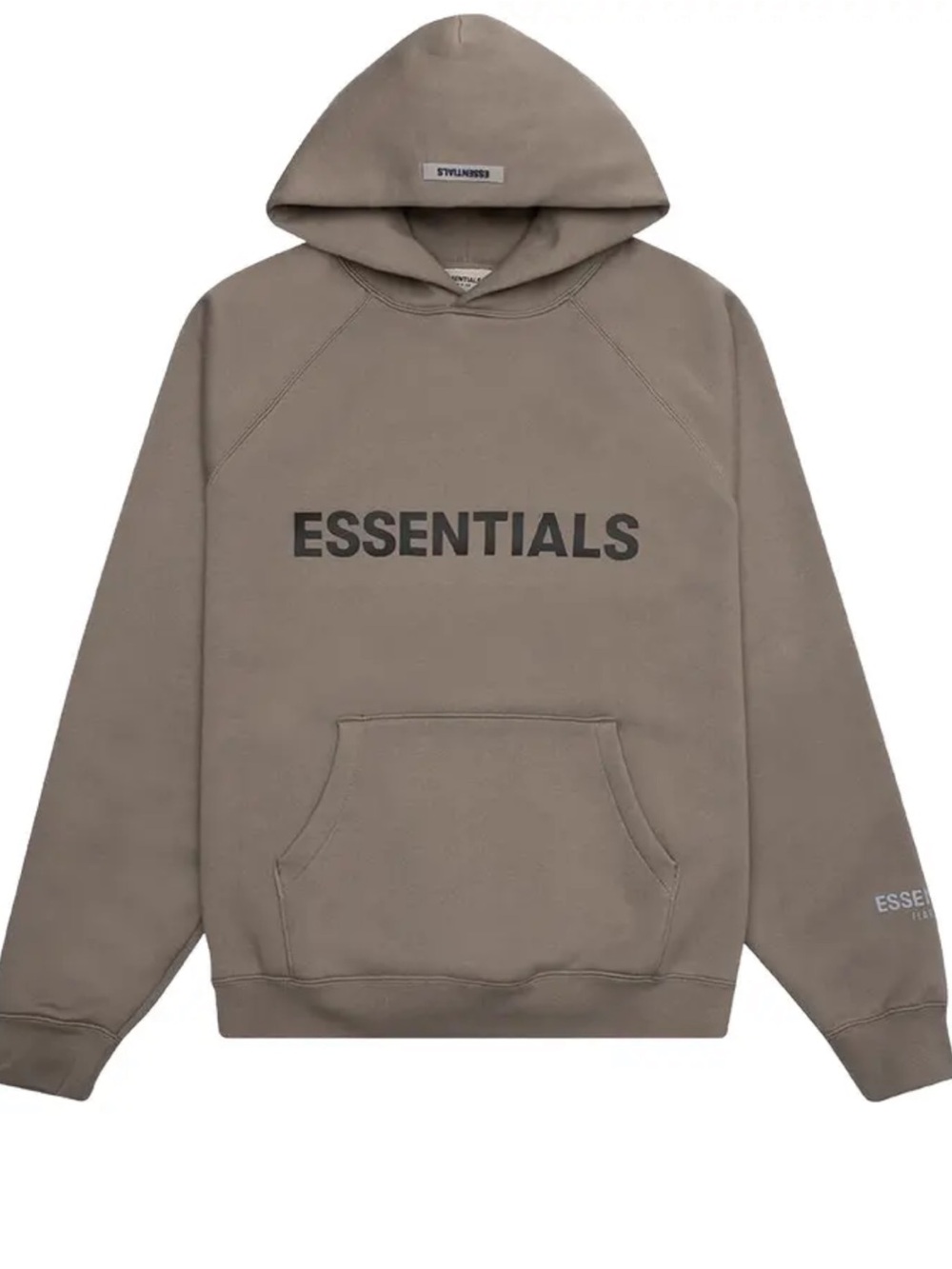 Fear of God Essentials Hoodie 'Taupe' XL mens
